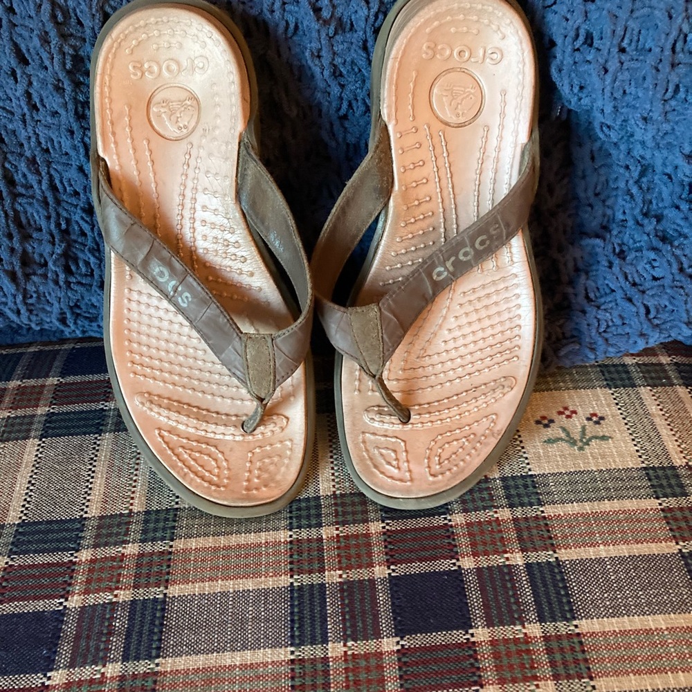 Crocs flip flops